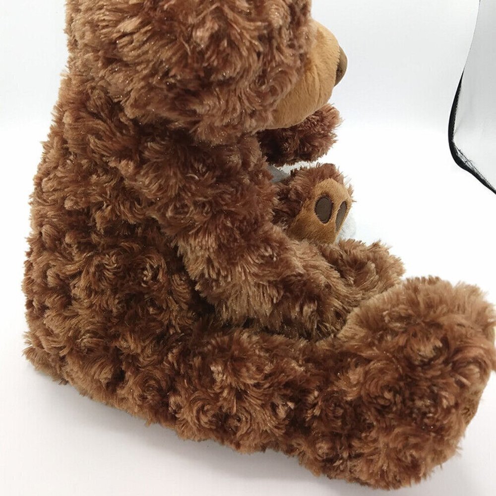 GUND Philbin Teddy Bear Chocolate Brown 18" Plush Stuffed Animal 320047 Paw Pads - Picture 3 of 15
